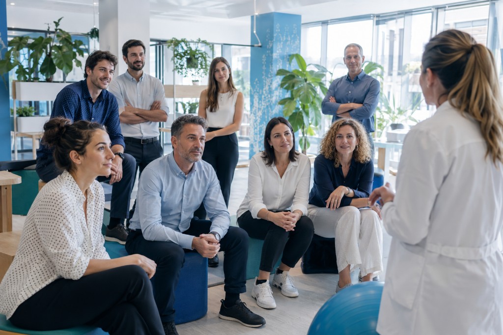 Equipo de Segurysa analizando coberturas de salud